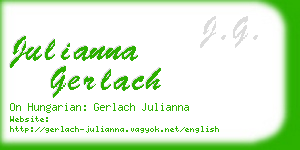julianna gerlach business card